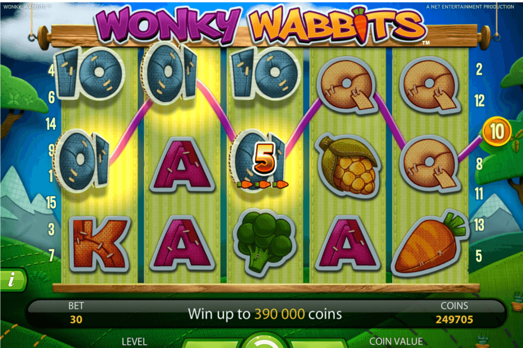 Wonky Wabbits Net Entertainment