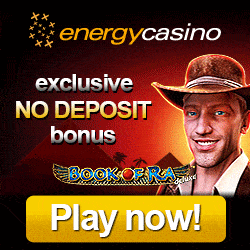 Exclusief voor echte casinobazen: Energy Casino no deposit bonus van € 5