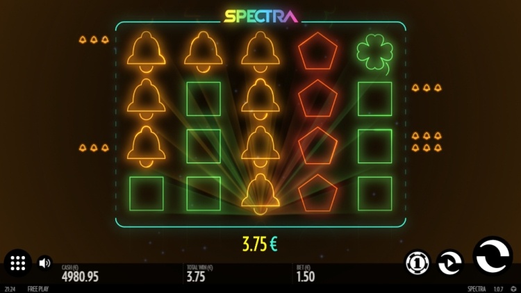 spectra gokkast review thunderkick screen