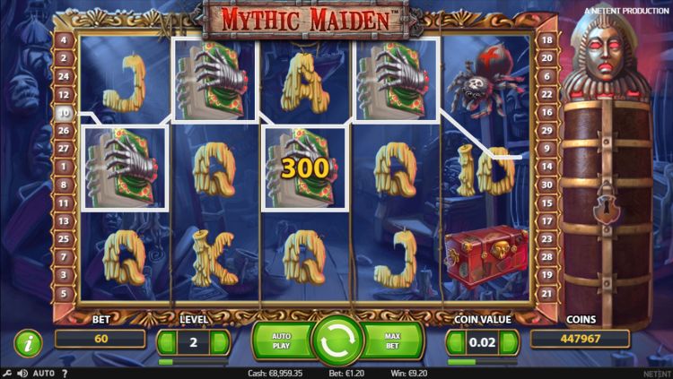 Mythic Maiden slot review netent 2