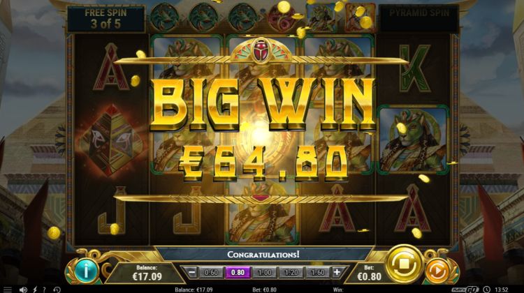 Dawn of Egypt slot review Play'n GO big win