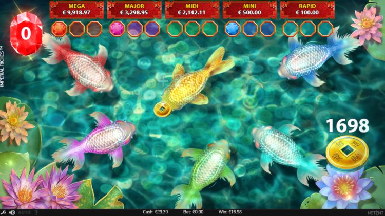Imperial Riches Netent jackpot game
