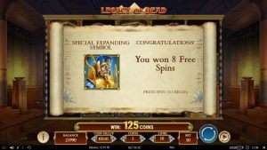 Legacy of dead slot review play n go free spins trigger