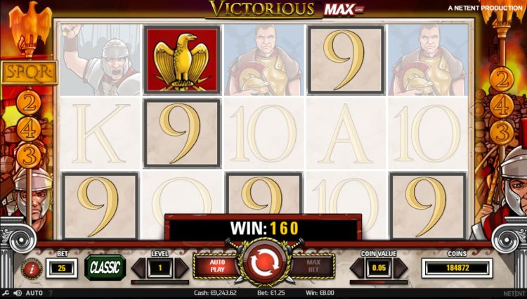 Victorious Max netent slot review win