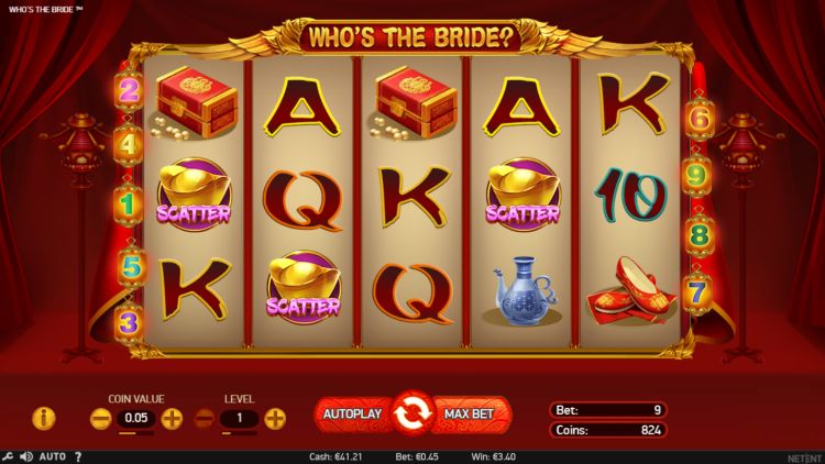 Who's the bride slot review netent free spins trigger