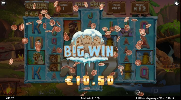 1 million Megaways BC slot review big win
