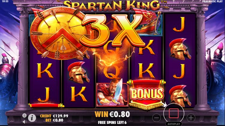 Spartan King slot pragmatic play bonus