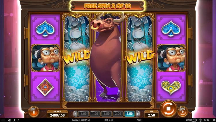 Bull in a china shop slot review win free spins