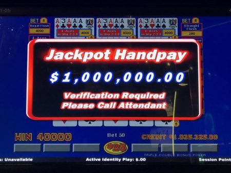 High Roller wint 1 miljoen dollar met video poker in Cosmopolitan, Las Vegas