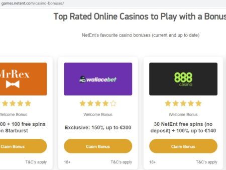 NetEnt maakt op haar website reclame voor illegale casino’s