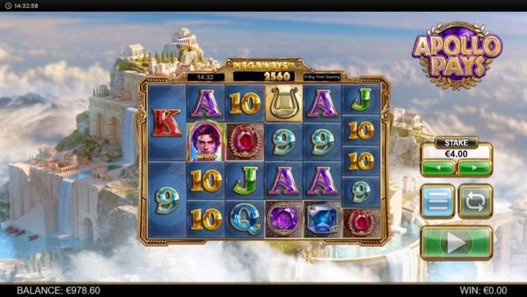 Apolle Pays Megaways Big Time Gaming slot review