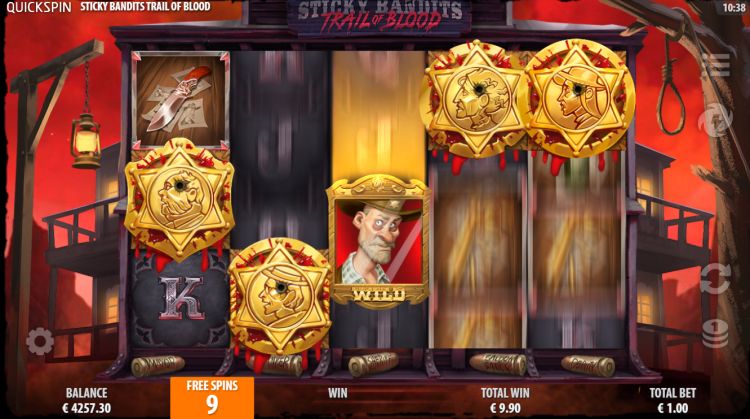 Sticky bandits trail of blood slot review quickspin