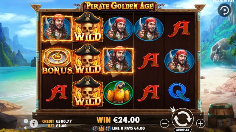 Pirate Golden age pragmatic play online slot review