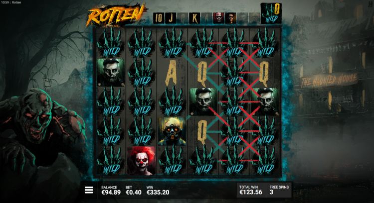 hacksaw gaming Rotten slot review huge win