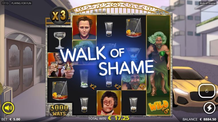Walk of Shame NoLimit City online slot review casino