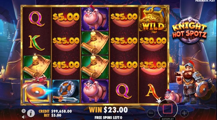 Knight Hot Spotz Pragmatic Play online slot review casino gokkast