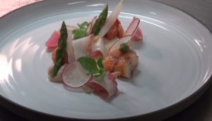 Kreeft met oester en octopus