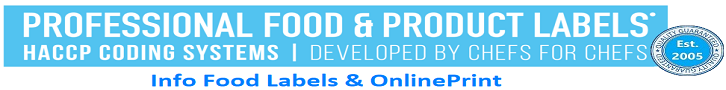 Info Food Labels & OnlinePrint Cloud