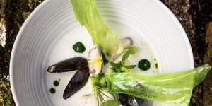 Mart Scherp Tom Kha Kai met mosselen