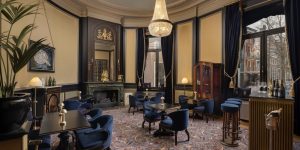 Champagnelounge hotel Des Indes Den Haag