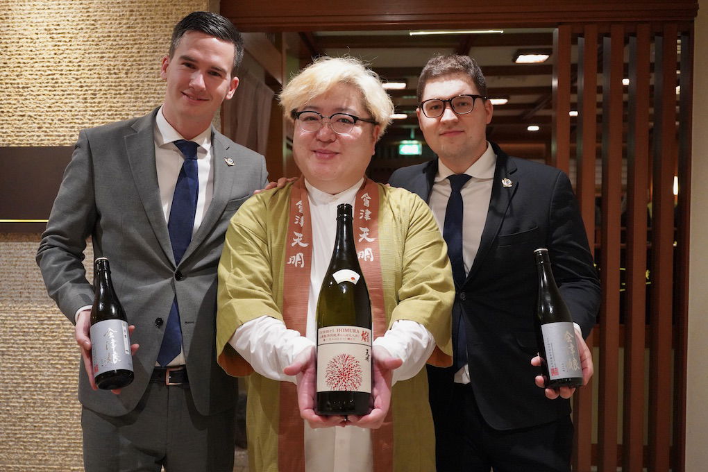 Master Sake Sommeliers Menno Tol en Akos Turi