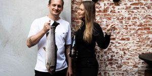 Liudger van der Meer en Ryanne Rinsma restaurant Ode Dokkum