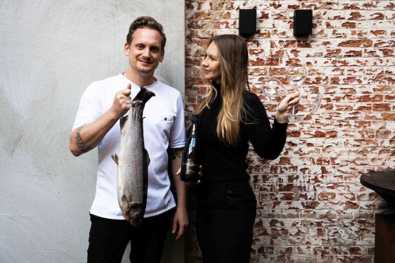 Liudger van der Meer en Ryanne Rinsma restaurant Ode Dokkum