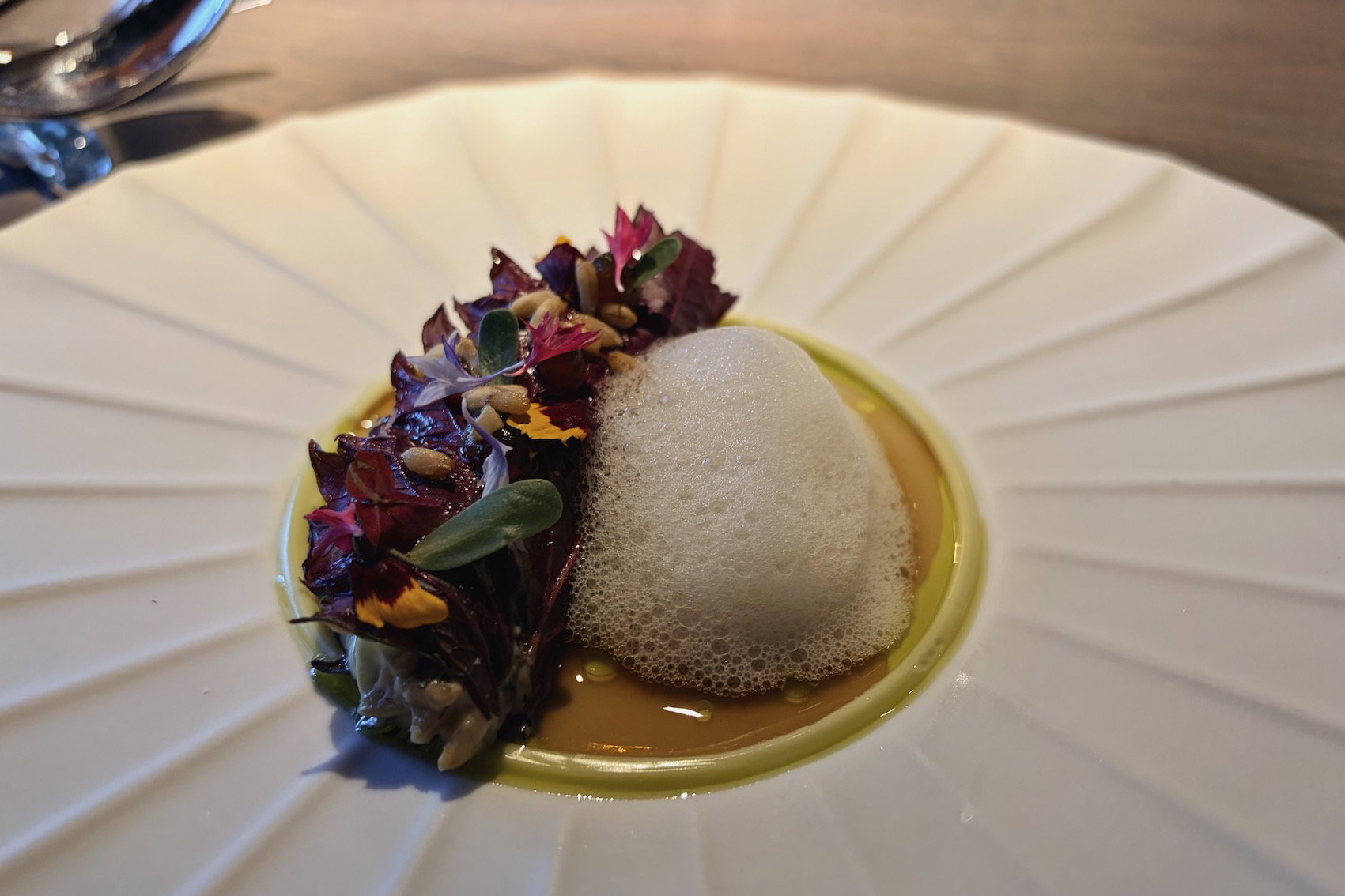 gerecht onkruid restaurant Ode in Dokkum