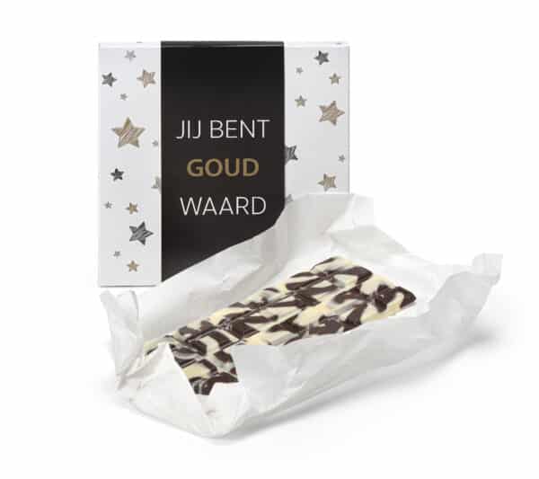 Jij bent goud waard chocoladegeschenk