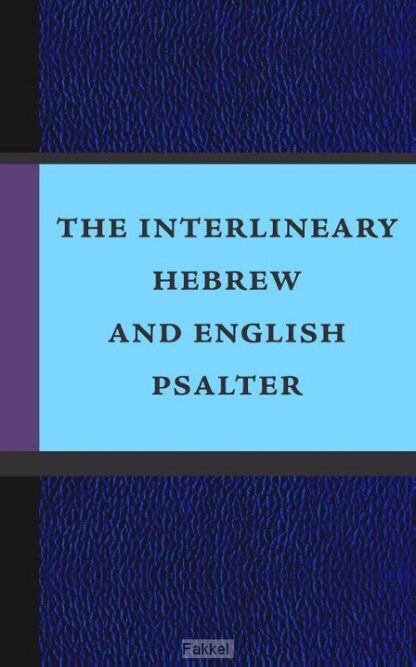 product afbeelding voor: Interlineary hebrew/english psalter POD