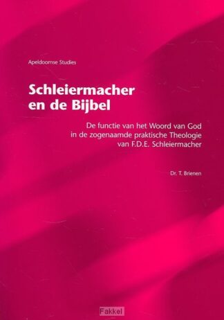 product afbeelding voor: Schleiermacher en de bijbel