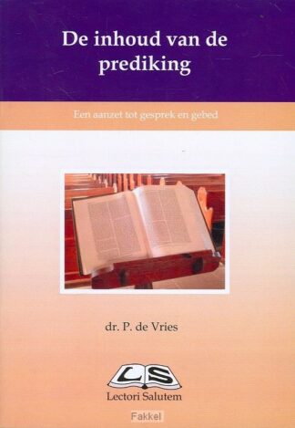 product afbeelding voor: Inhoud van de prediking