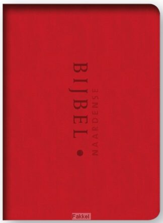 product afbeelding voor: Naardense bijbel vivella rood