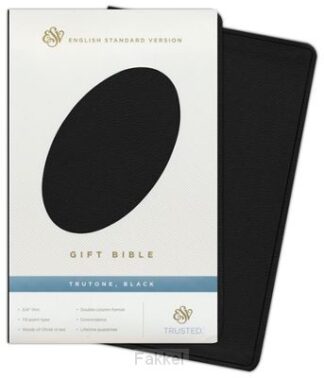 product afbeelding voor: Gift bible ESV black bonded leather