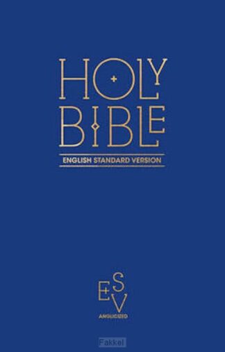 product afbeelding voor: ESV pew bible blue hardcover