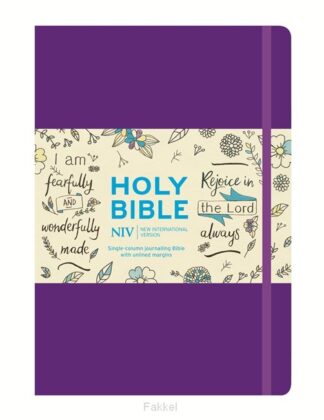 product afbeelding voor: NIV journaling Bible Purple HC