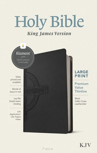 product afbeelding voor: KJV - Large Print Thinline Bible