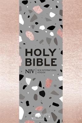 product afbeelding voor: NIV pocket bible with zip rose gold soft