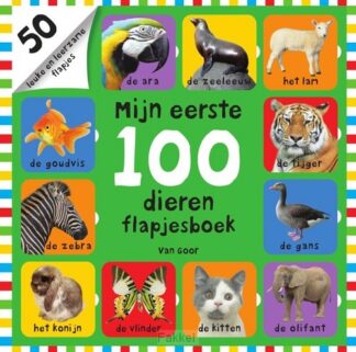 product afbeelding voor: Mijn eerste 100 dieren flapjesboek