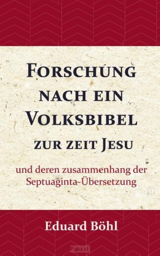 product afbeelding voor: Forschung nach ein Volksbibel zur zeit J