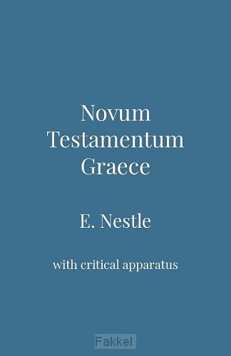 product afbeelding voor: Novum Testamentum Graece