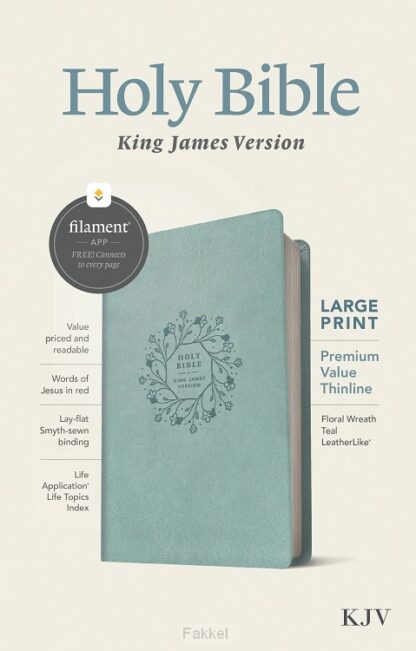 product afbeelding voor: KJV - Large Print Thinline Bible