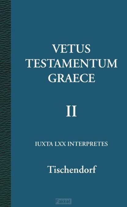 product afbeelding voor: Vetus testamentum graece 2   POD