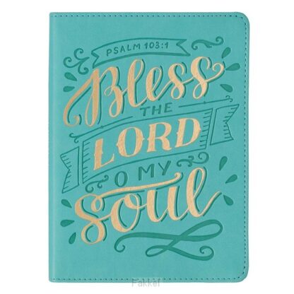 product afbeelding voor: Bless the LORD Teal Handy-Sized
