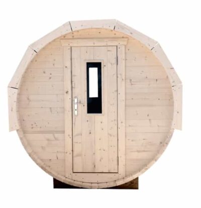Barrel sauna deur met glas