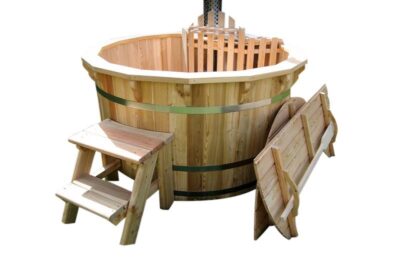Hot tub hout internekachel deksel