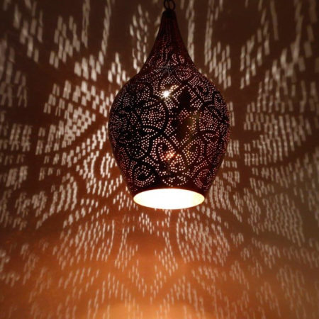 Oosterse filigrain lamp Vintage Marokkaanse lampen Oosters interieur Outlet