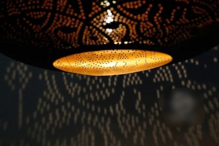 Oosterse filigrain lamp Arabische sfeerverlichting Oosters interieur Marokkaanse meubelen