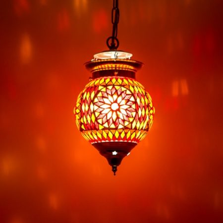 Oosterse hanglamp | mozaiek | Marokkaanse lamp | Oosters interieur