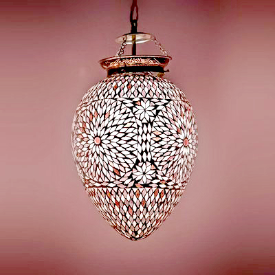 Oosterse mozaïek lampen | Marokkaanse lamp | Oosters interieur | Paars